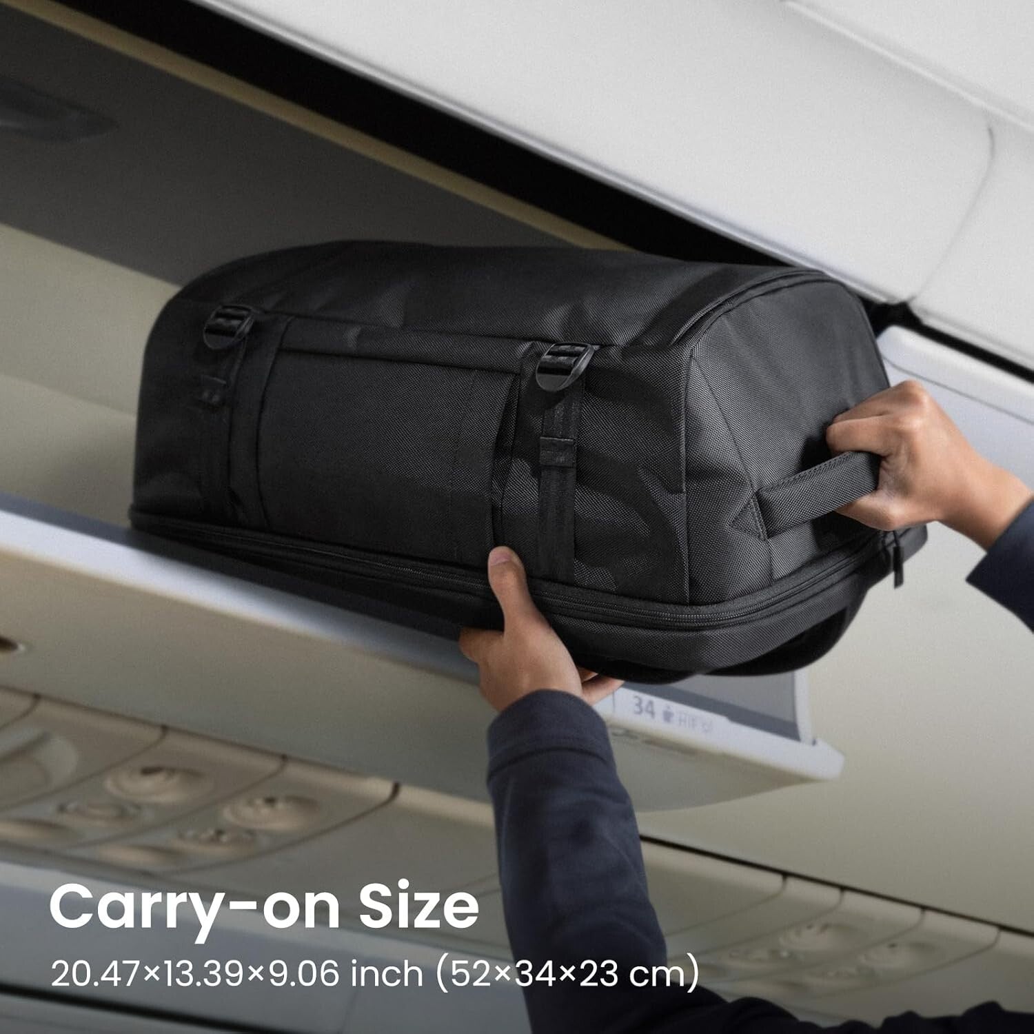 40L TSA Approved Travel Backpack - Lightweight Water-Resistant Business Rucksack