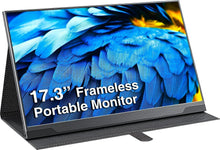 Load image into Gallery viewer, 17.3-Inch FHD Portable Gaming Monitor - USB-C, HDR, FreeSync &amp; Built-in Speakers