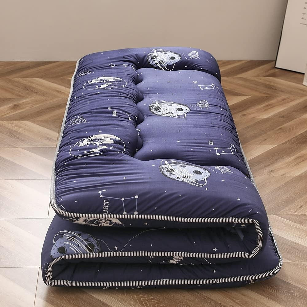 Cozy Twin Size Floor Mattress with Polyester Cover - Perfect for Play and Sleep