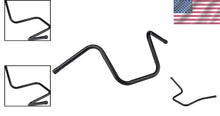 Load image into Gallery viewer, Stylish 10'' Rise 22mm Handlebars - Gloss Black for Motorcycle Bobber &amp; Chopper