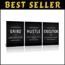 Load image into Gallery viewer, Inspirational Quotes Canvas Art - 3-Piece Motivational Wall Decor for Office