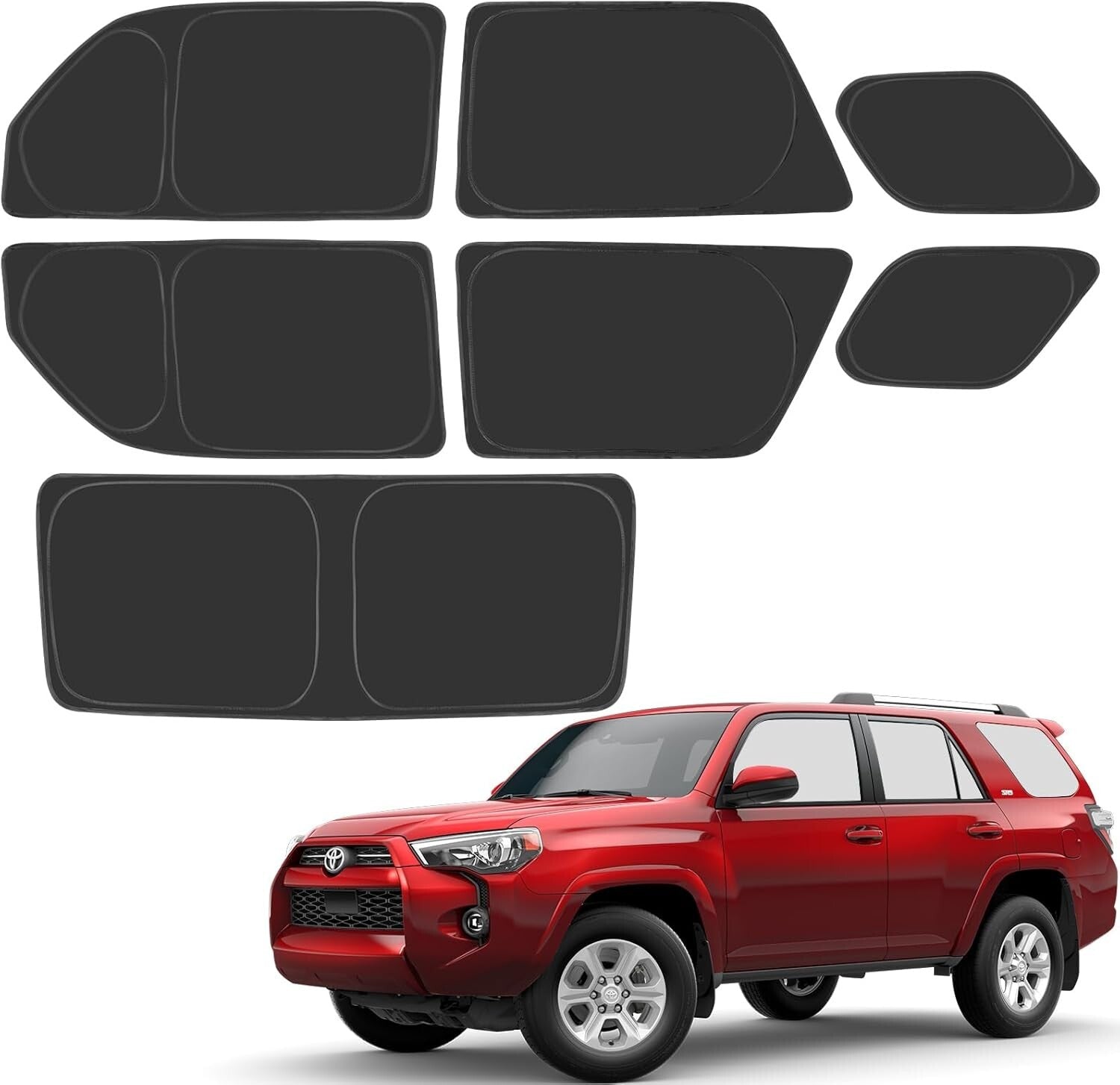 Lightweight Opaque Sun Shade Set for 4Runner - Comfort & Protection on the Road