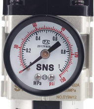 Load image into Gallery viewer, Lightweight Aluminum Air Pressure Regulator Combo with Easy Installation Bracket