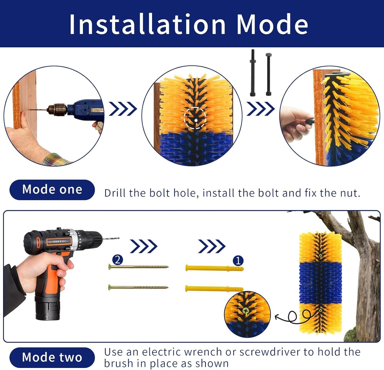 Ergonomic Livestock Scratching Brush with Soft Bristles - Ideal for Cows & Pigs