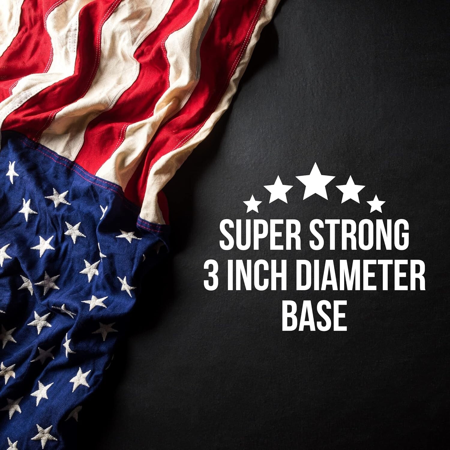 No Rust 20-Foot Telescoping Flagpole Kit - Complete with USA Flags and Hardware