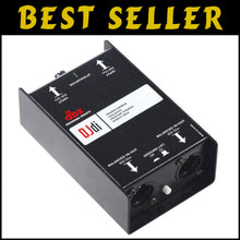 Load image into Gallery viewer, Compact 1/2 RU Direct Box with Independent Volume Controls for Musicians