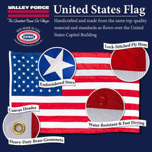 Load image into Gallery viewer, FMAA Certified 5' x 8' American Flag - Sturdy 2-Ply Polyester for Proud Displays