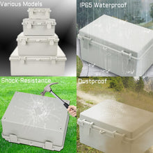 Load image into Gallery viewer, IP65 Waterproof Junction Box - Durable ABS Plastic Outdoor Enclosure 23.6 x 15.7