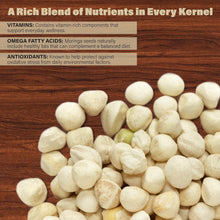 Load image into Gallery viewer, Clean Moringa Seeds - 2 lbs. Wide Mouth Jar - Boosts Energy &amp; Supports Wellness