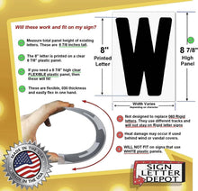 Load image into Gallery viewer, Assorted 8-Inch Flexible Letters &amp; Numbers for Outdoor Road Signs - 300 Pieces