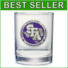Load image into Gallery viewer, Stephen F. Austin University 14 oz Pewter Old Fashion Rocks Glass - Unique Gift
