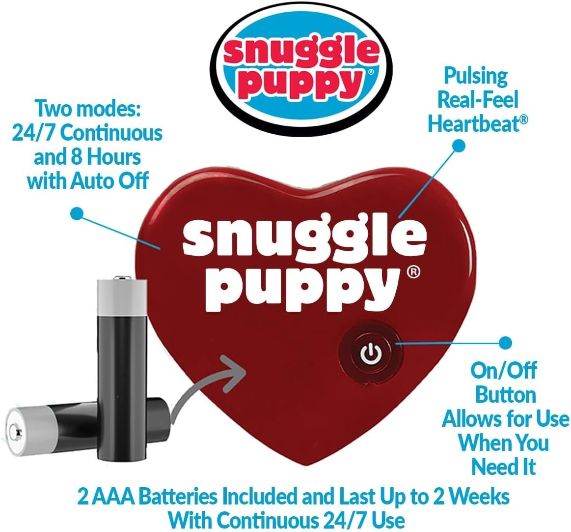 Durable Snuggle Puppy Toy with Heartbeat - Machine Washable for Easy Care
