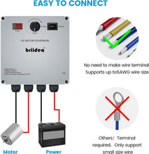 Load image into Gallery viewer, Versatile 12-48V PWM Motor Controller with Switch for Electric Weed Control
