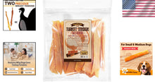 Load image into Gallery viewer, Natural Turkey Tendon Dog Treats - 1 lb Premium Chews for Healthy Medium Breeds