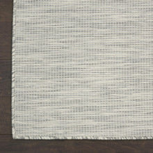 Load image into Gallery viewer, Versatile Light Grey 2'2" x 10' Area Rug - Ideal for Indoor and Outdoor Spaces