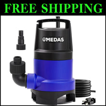 Load image into Gallery viewer, Lightweight Submersible Pump - 1HP, 3434 GPH with 31ft Lift for Versatile Use