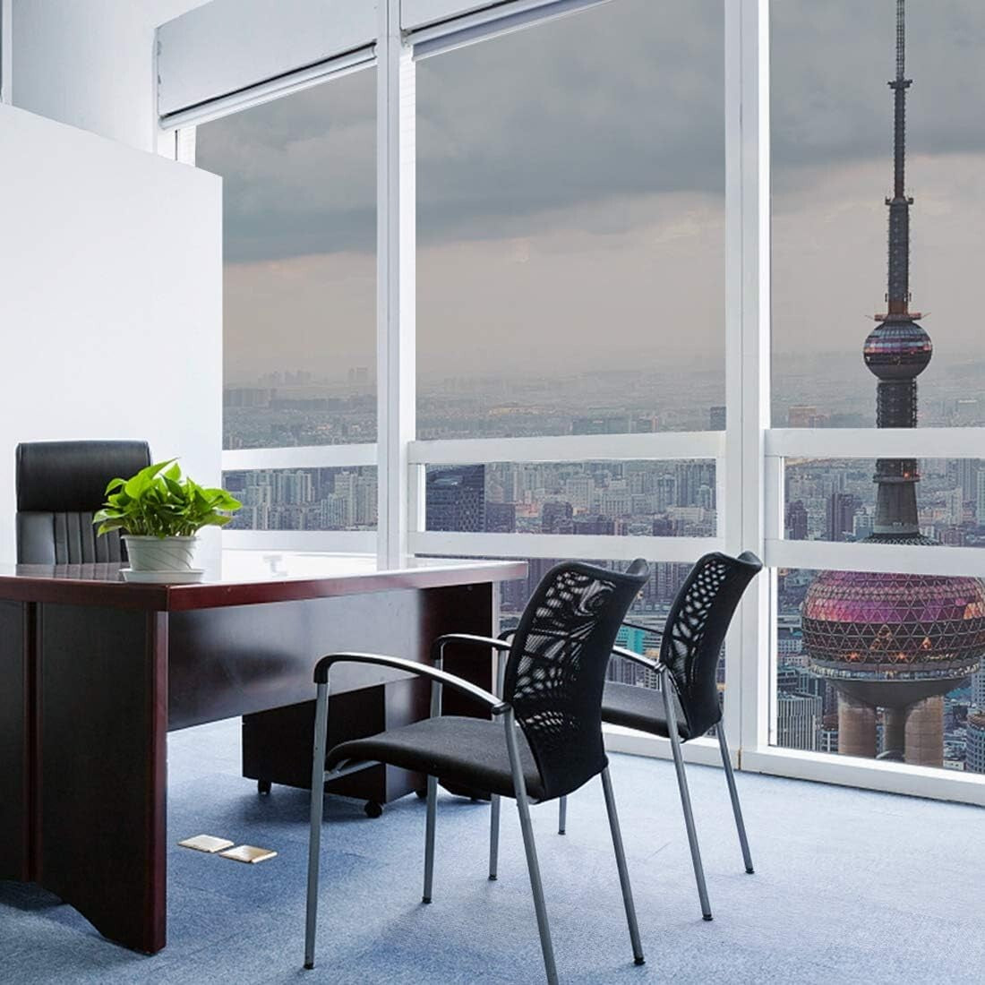 Advanced One Way Window Film with UV Protection - 35.4'' x 20' - Easy to Install