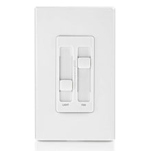 Load image into Gallery viewer, Compact SureSlide Fan Control with Adjustable Light Dimming - Easy Installation