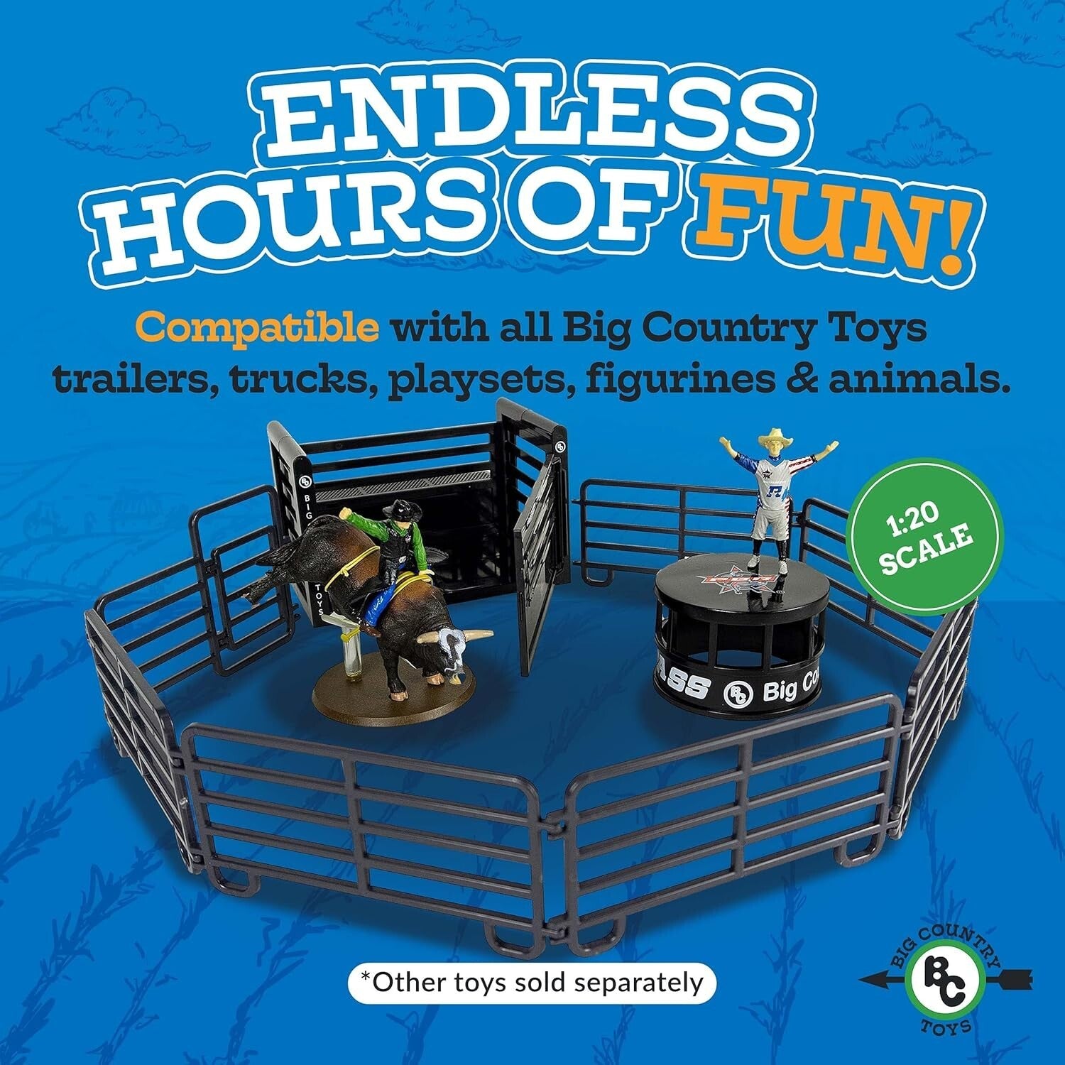 Exciting 13-Piece Rodeo Toy Collection - Adventure Awaits for Young Riders!