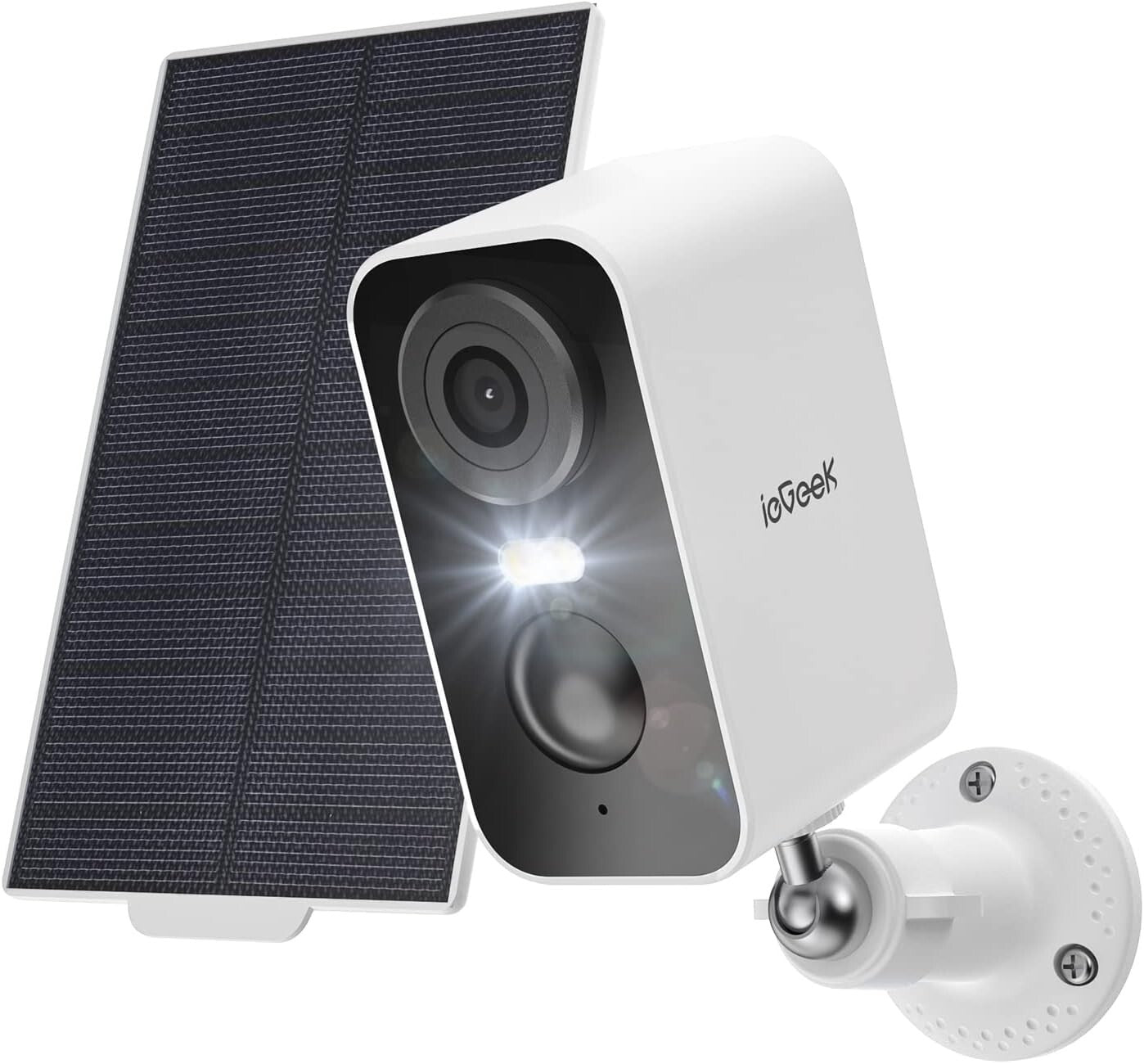 2K Wireless Solar Security Camera with Color Night Vision & Motion Alerts