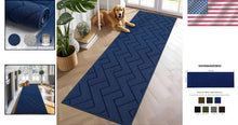 Load image into Gallery viewer, Geometric Patterned 2x6 ft Low Profile Doormat - Water Resistant &amp; Absorbent