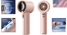 Load image into Gallery viewer, Compact USB Rechargeable Fan - 15000 RPM Cold Wind Delivery for Camping &amp; Sports