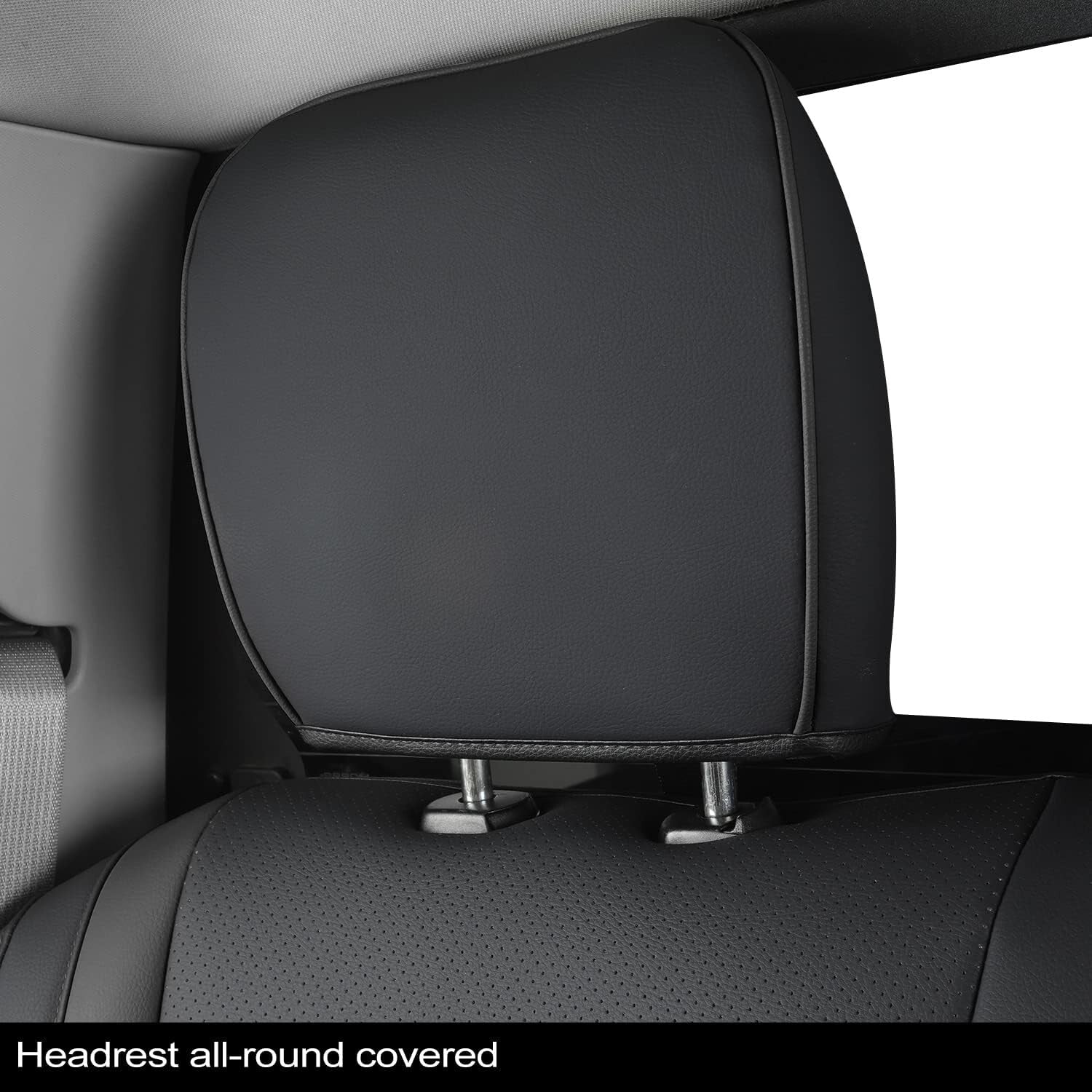 Custom Fit Faux Leather Rear Bench Seat Covers for 2011-2025 RAM Trucks