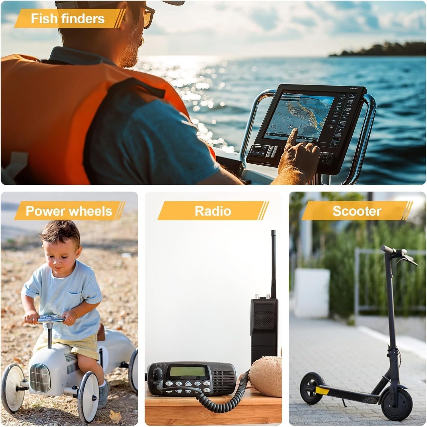 12V 20Ah Lightweight Lithium Battery - 4000+ Deep Cycles for Mobility & Scooters