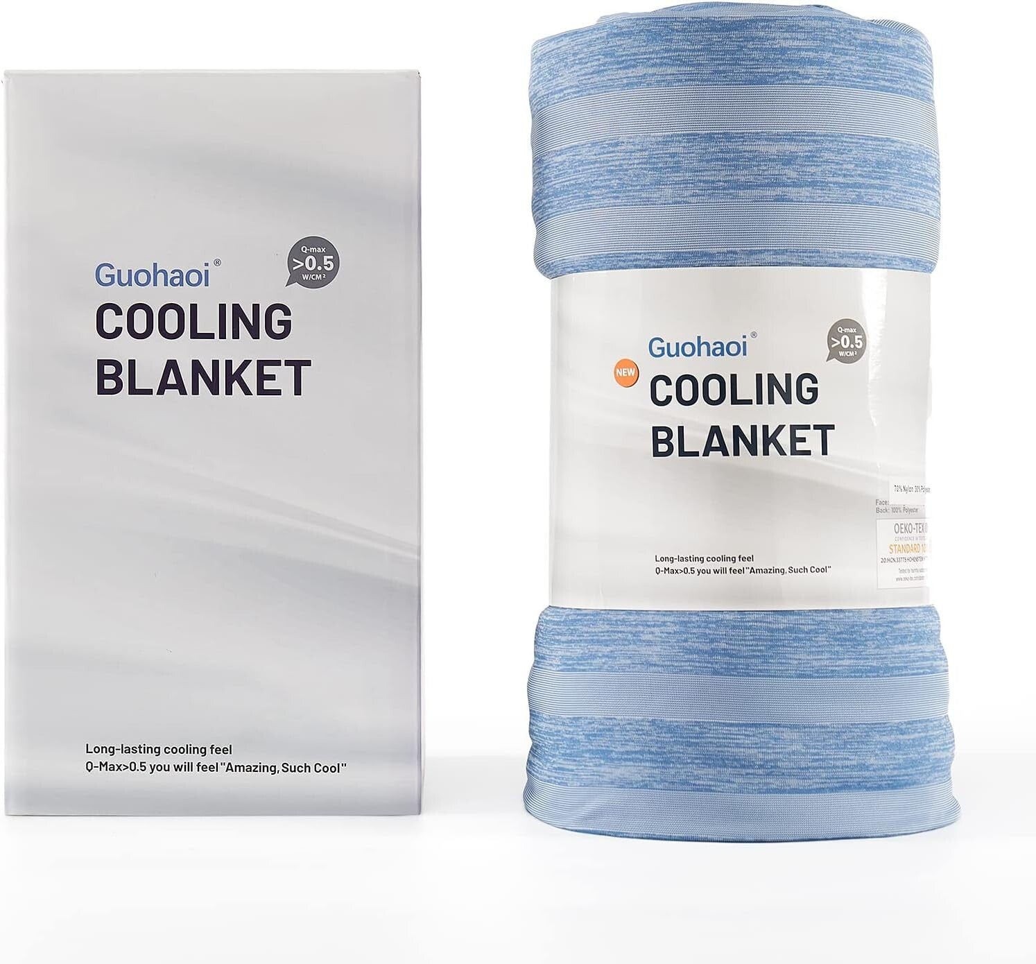 Arc-Chill 90"x90" Cooling Blanket with Uplifting Breathability for Summer