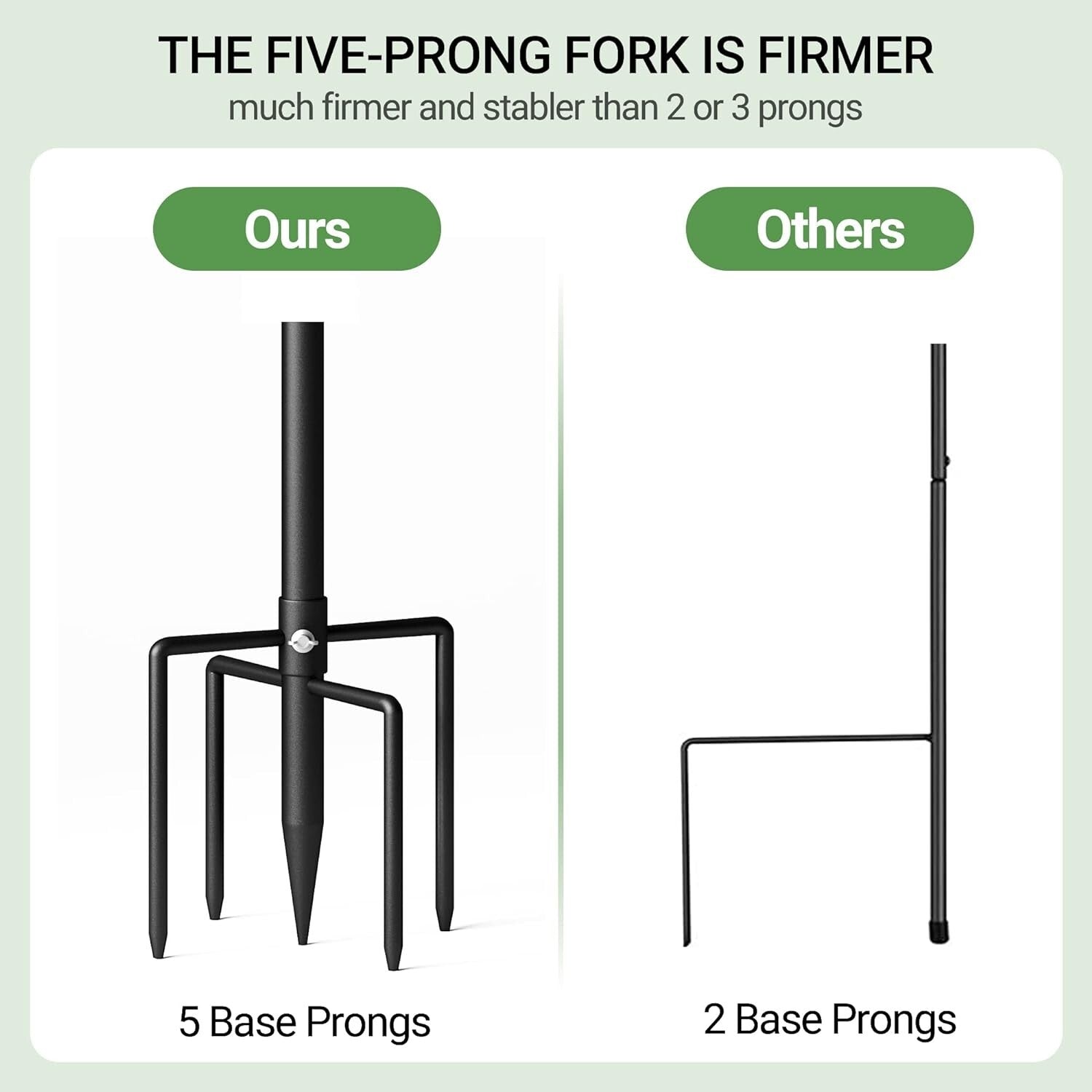 Durable 92-Inch Shepherd's Hooks - Adjustable Height Garden Holders, 2 Pack