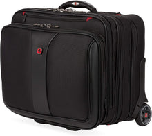 Load image into Gallery viewer, Wenger Patriot II 15.6-Inch Black Luggage with Padded Laptop Compartment
