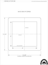Load image into Gallery viewer, Heavy-Duty Hinged Cast Iron Clean Out Door 8x8 Inch - Insulation Ready