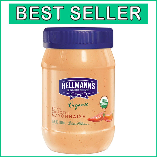 Creamy Organic Spicy Mayo 15 oz - Perfect for Enhancing Your Favorite Dishes