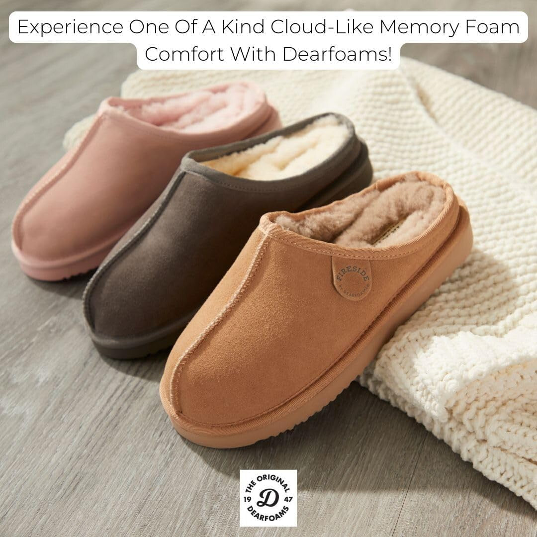 Women's Greta Genuine Shearling Clogs - Ultimate Comfort for Indoor/Outdoor Use