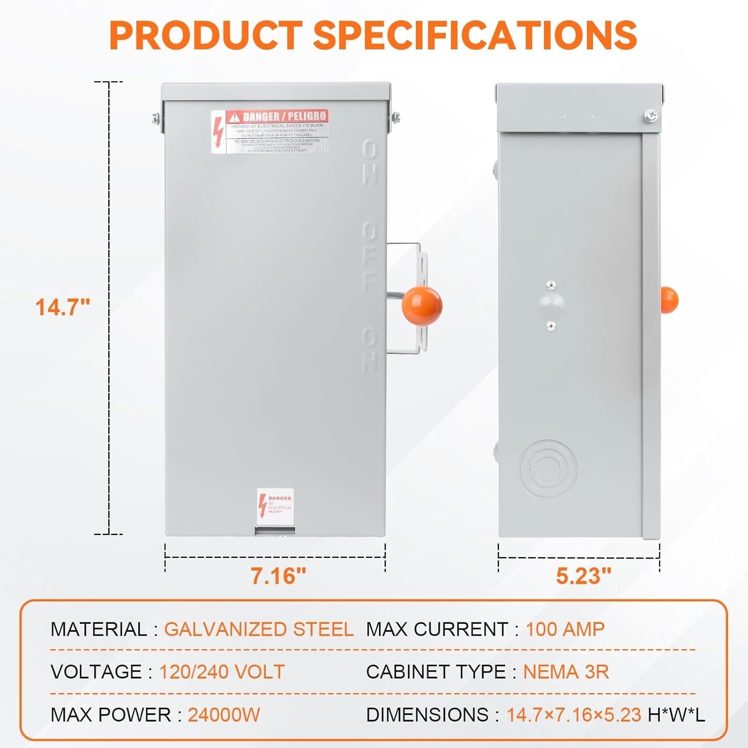 Easy-Install 24000W Double-Throw Generator Safety Switch - Power Management