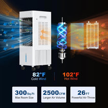 Load image into Gallery viewer, 2025 Upgraded 3-in-1 Portable Air Conditioner with 2.6 Gal Tank, Remote Control
