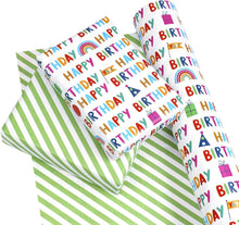 Load image into Gallery viewer, Premium 30 Inch Reversible Birthday Wrap - Perfect for Parties &amp; Celebrations