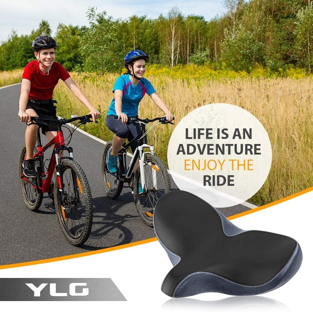 Durable Oversized Bike Seat - Comfortable & Easy to Install for All Bicycles