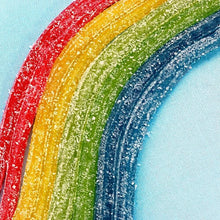 Load image into Gallery viewer, Vibrant Rainbow Fruit Flavor Straws - Chewy Sweet &amp; Sour Pack (4.5oz, 24 Count)