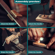 Load image into Gallery viewer, Multi-Purpose Knife Making Kit with Stainless Steel Components - Gift for Him