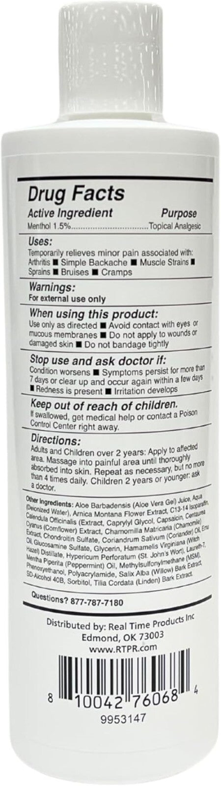 Premium 12 Oz Maxx Pain Relief Lotion - Effective Formula Made in the USA