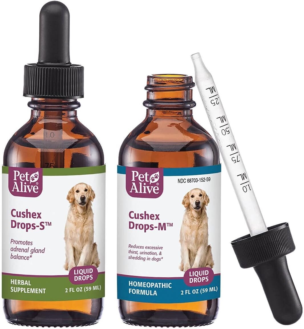 Expert-Formulated Dog Adrenal Support: Complete Cushex ComboPack for Wellness