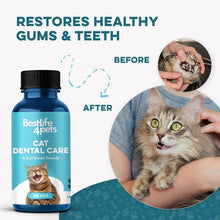 Load image into Gallery viewer, Natural Cat Dental Care &amp; Fresh Breath Remedy - 400 Tiny Pills for Oral Health