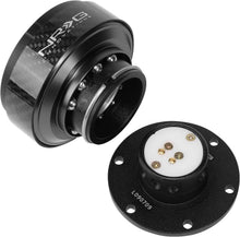 Load image into Gallery viewer, NRG Gen 2.0 Black Steering Wheel Quick Release Kit - Carbon Fiber, Universal Fit
