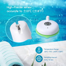 Load image into Gallery viewer, Compact WiFi-Enabled Floating Thermometer for Accurate Pool Monitoring