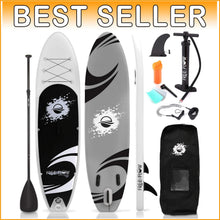 Load image into Gallery viewer, Lightweight 10'6" Paddle Board with EVA Deck - Ideal for Family Fun &amp; Adventure