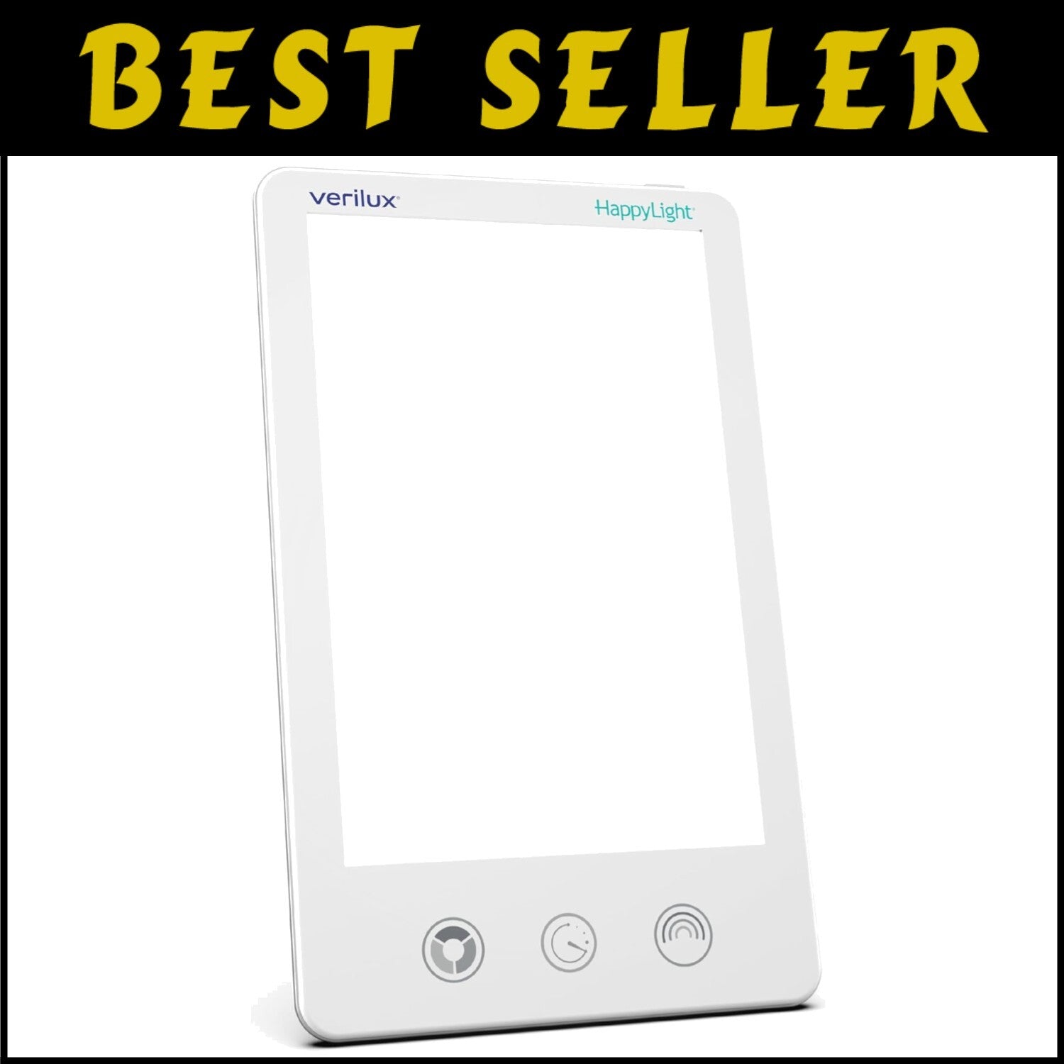 HappyLight Luxe - 10,000 Lux UV-Free Light Therapy Lamp for Mood & Energy Boost