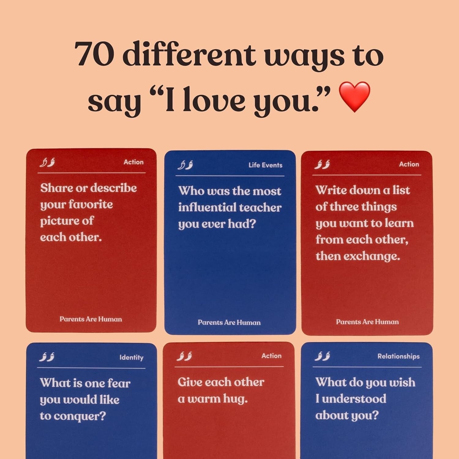 Engaging Conversation Starter Cards - Strengthen Family Ties with 70 Prompts