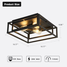 Load image into Gallery viewer, Sleek Modern Flush Mount 3-Light Ceiling Fixture for Dining &amp; Living Spaces