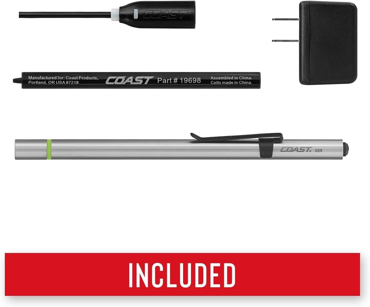 Durable 54 Lumen LED Penlight - Rechargeable & Water-Resistant Inspection Light